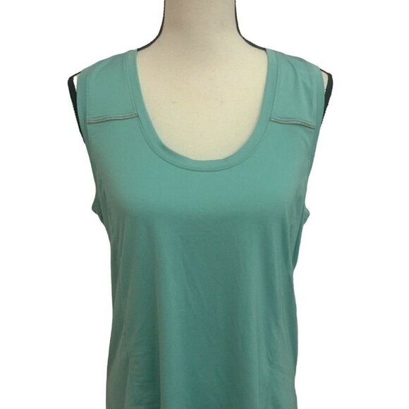 Womens Performance Bicycle Tank Top Size XXL Mint Green Back Pockets - Picture 5 of 12